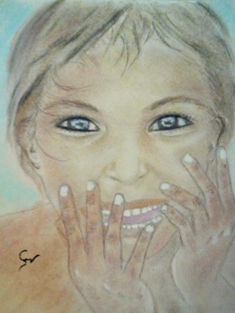 Portrait d'une petite fille 
